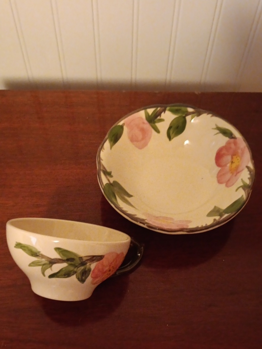 Franciscan Cup and Berry Bowl